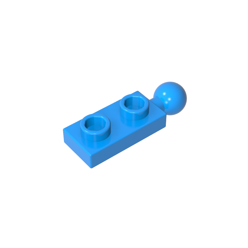 22890 | Plate, Modified 1 x 2 with Tow Ball on End