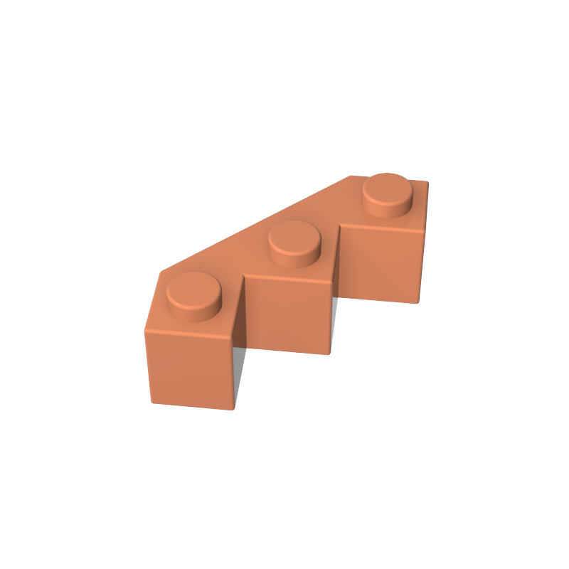 2462 | Brick, Modified Facet 3 x 3