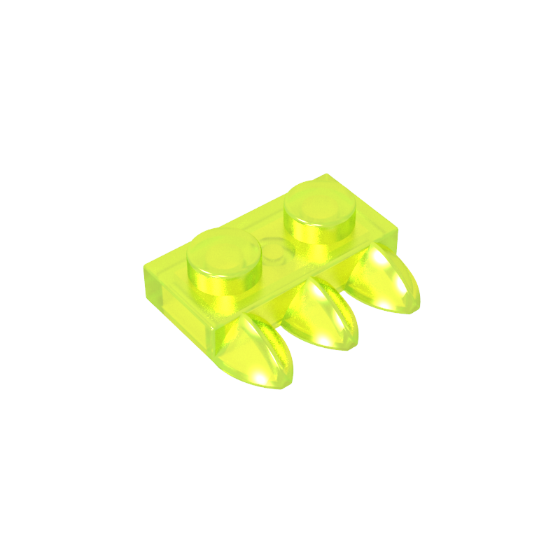15208 | Plate, Modified 1 x 2 with 3 Teeth