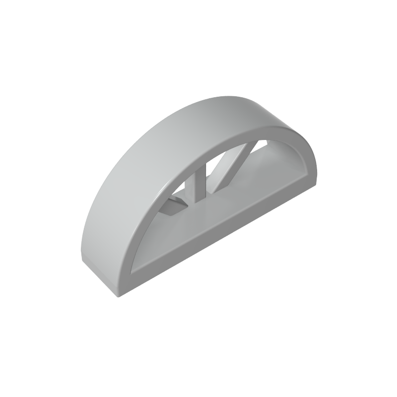 20309 | Window 1 x 4 x 1 2/3 with Spoked Rounded Top