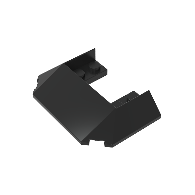 13269 | Wedge 6 x 4 Cutout (Train Roof) with 5 Large Bottom Tubes