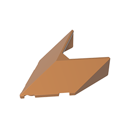 22483 | Windscreen 6 x 4 x 1 1/3 Pointed