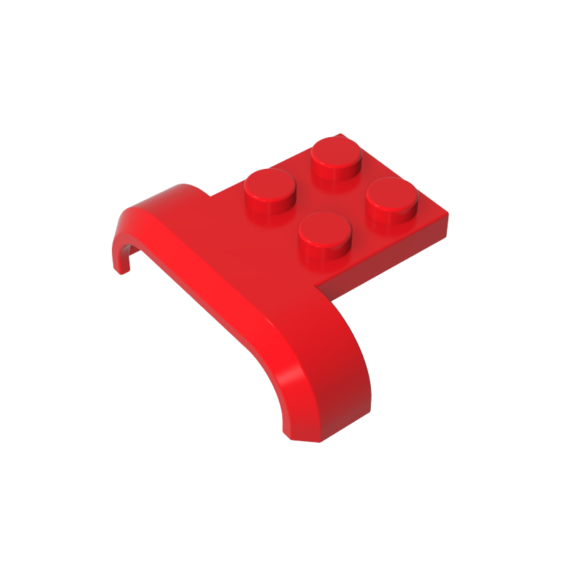 28326 | Vehicle, Mudguard 4 x 3 x 1 with Arch Curved