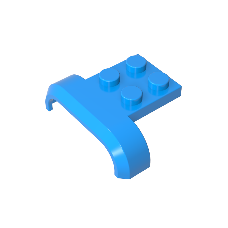 28326 | Vehicle, Mudguard 4 x 3 x 1 with Arch Curved