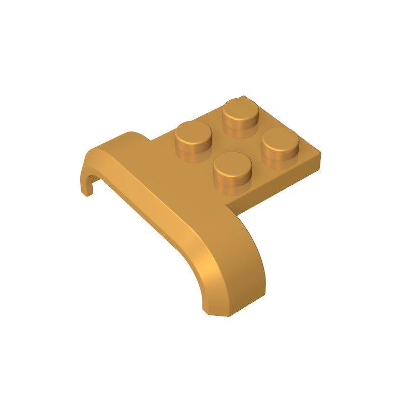 28326 | Vehicle, Mudguard 4 x 3 x 1 with Arch Curved