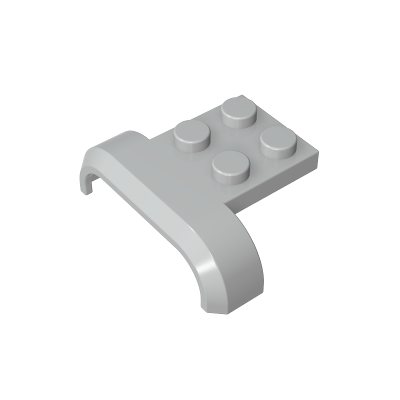 28326 | Vehicle, Mudguard 4 x 3 x 1 with Arch Curved
