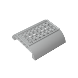 54091 | Slope, Curved 8 x 8 x 2 Inverted Double