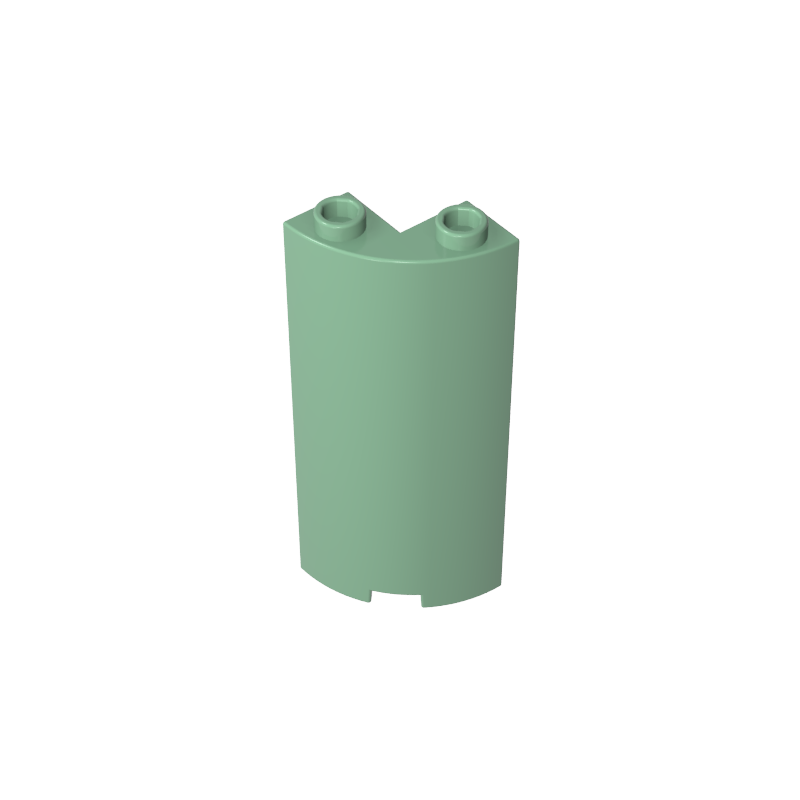 30987 | Cylinder Quarter 2 x 2 x 5 with 1 x 1 Cutout