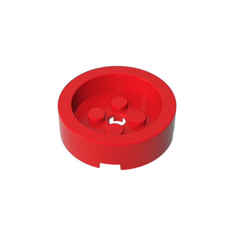 68325 | Brick, Round 4 x 4 with Recessed Center and Hole