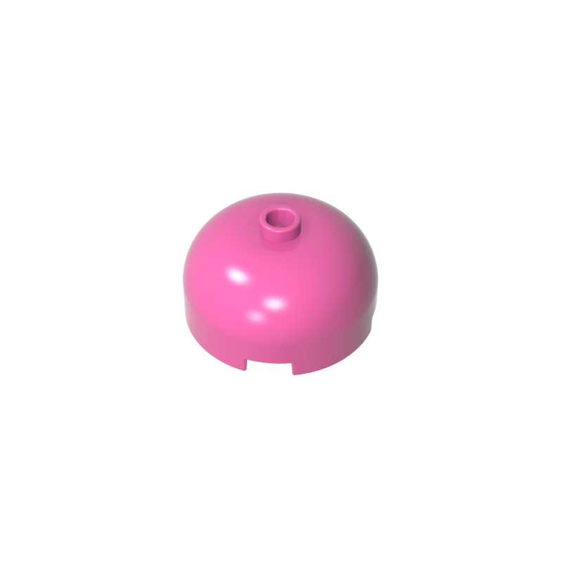 49308 | Brick, Round 3 x 3 x 1 1/3 Dome Top - Open Stud