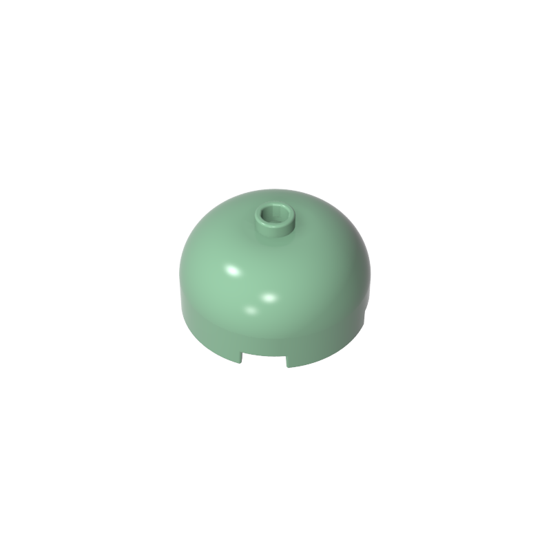 49308 | Brick, Round 3 x 3 x 1 1/3 Dome Top - Open Stud