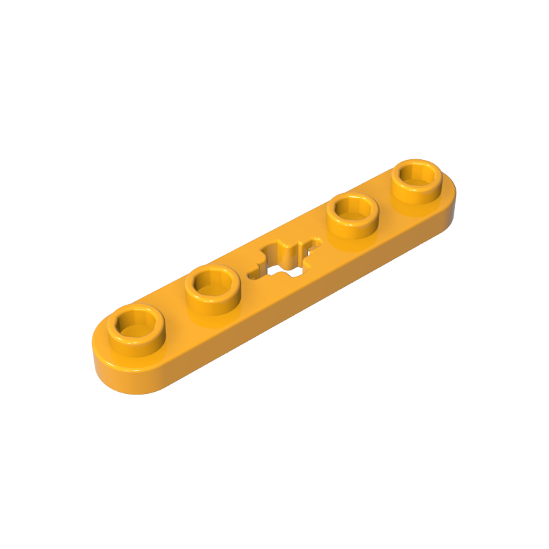 32124 | Technical Plate 1 x 5 with Smooth Ends, 4 Studs and Center Axle Hole