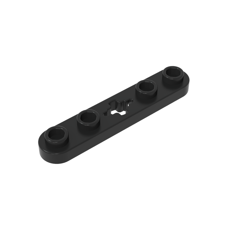 32124 | Technical Plate 1 x 5 with Smooth Ends, 4 Studs and Center Axle Hole