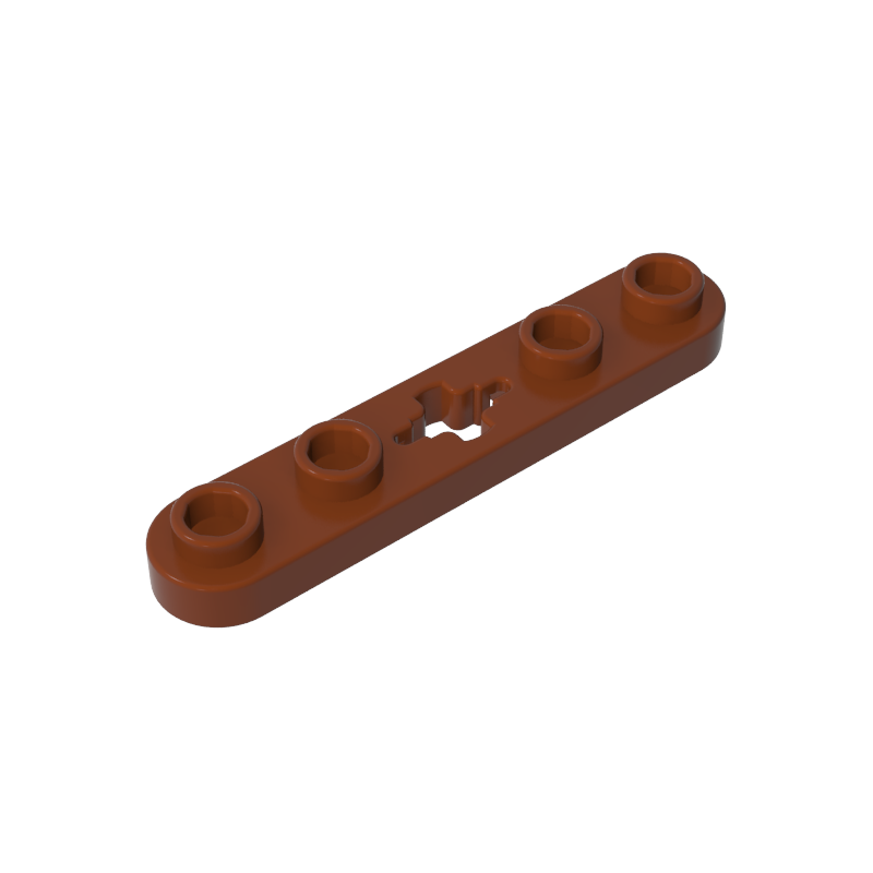 32124 | Technical Plate 1 x 5 with Smooth Ends, 4 Studs and Center Axle Hole