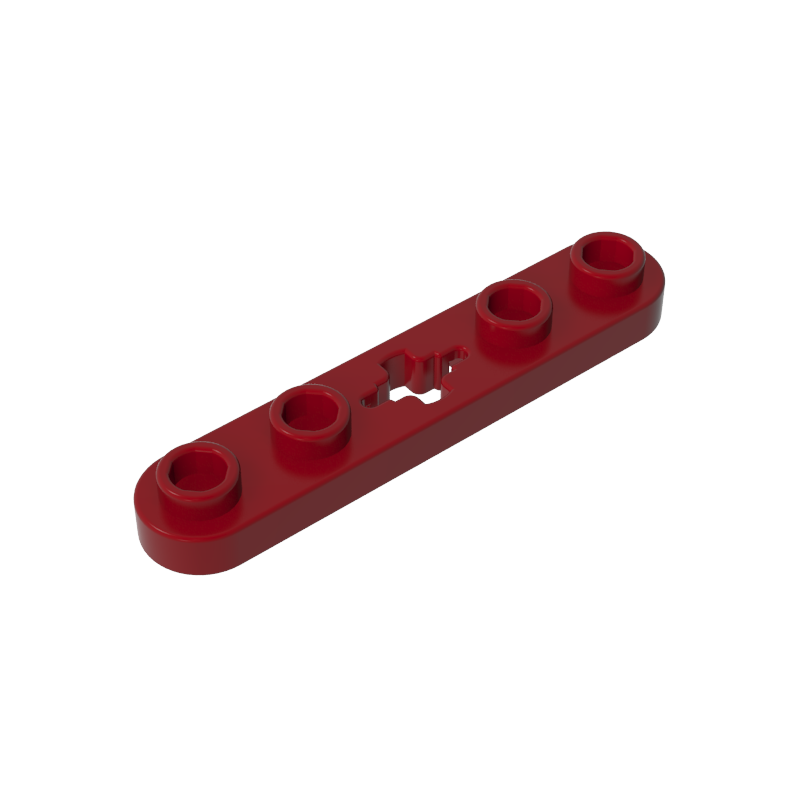 32124 | Technical Plate 1 x 5 with Smooth Ends, 4 Studs and Center Axle Hole