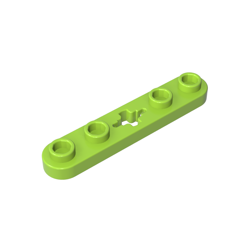 32124 | Technical Plate 1 x 5 with Smooth Ends, 4 Studs and Center Axle Hole