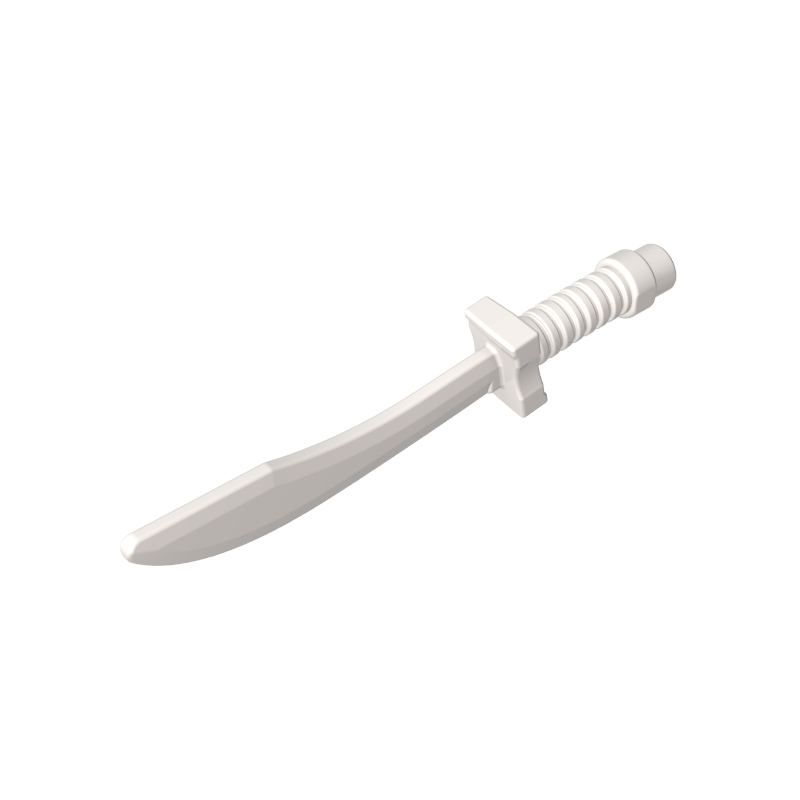 25111 | Weapon Sword, Saber / Dao Curved Blade and Hilt with Bar End