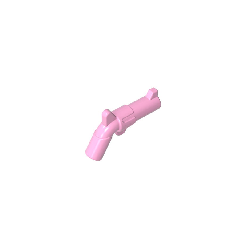 30132 | Weapon Gun, Pistol Revolver - Large Barrel and Solid Handle