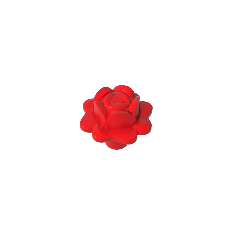 93081c | Friends Accessories Flower Rose with Pin