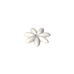 95832 | Friends Accessories Flower with 7 Thin Petals and Pin