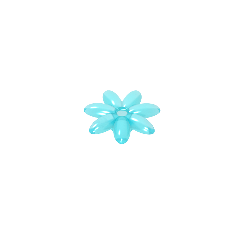 95832 | Friends Accessories Flower with 7 Thin Petals and Pin