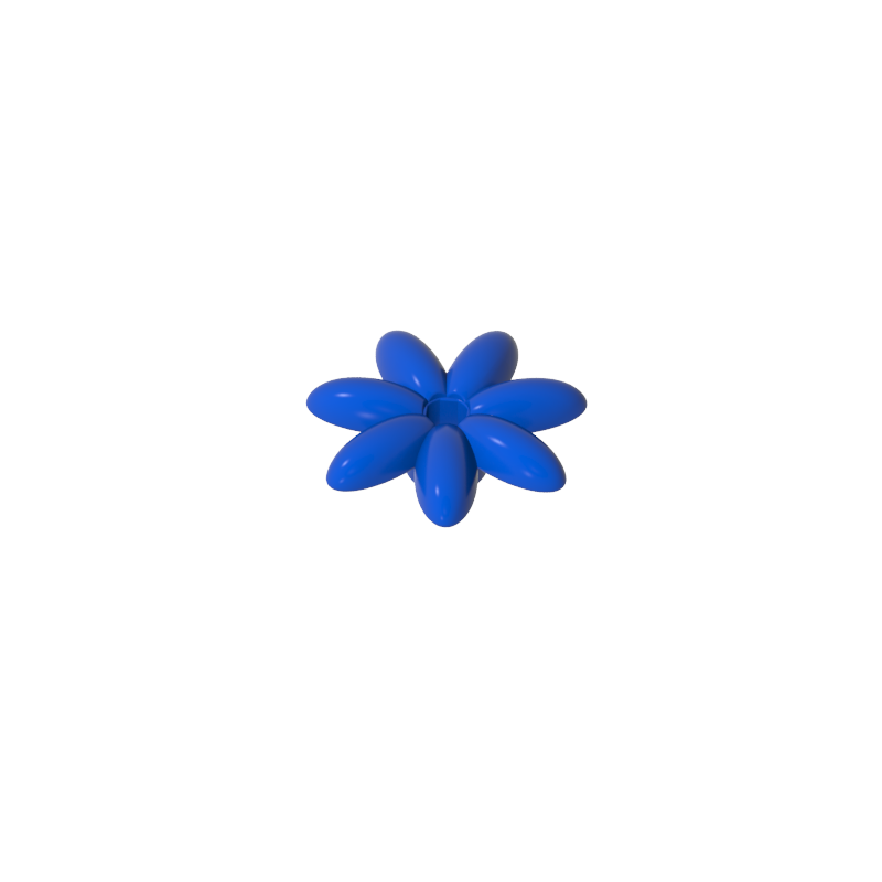 95832 | Friends Accessories Flower with 7 Thin Petals and Pin