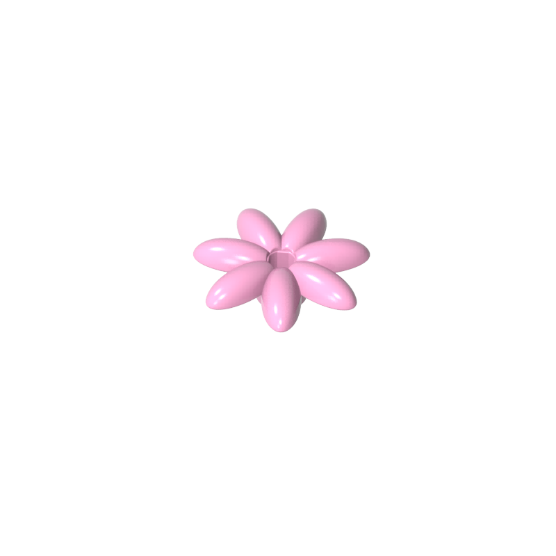 95832 | Friends Accessories Flower with 7 Thin Petals and Pin