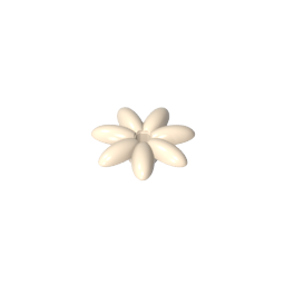 95832 | Friends Accessories Flower with 7 Thin Petals and Pin