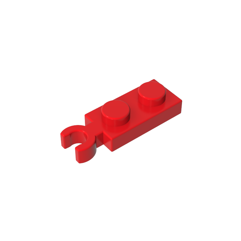 78256 | Plate, Modified 1 x 2 with Clip on End (Vertical Grip)