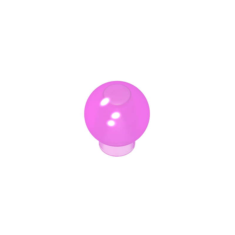 33176 | Brick, Round 1 x 1 with Ball (Finial)