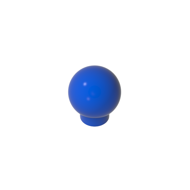 33176 | Brick, Round 1 x 1 with Ball (Finial)