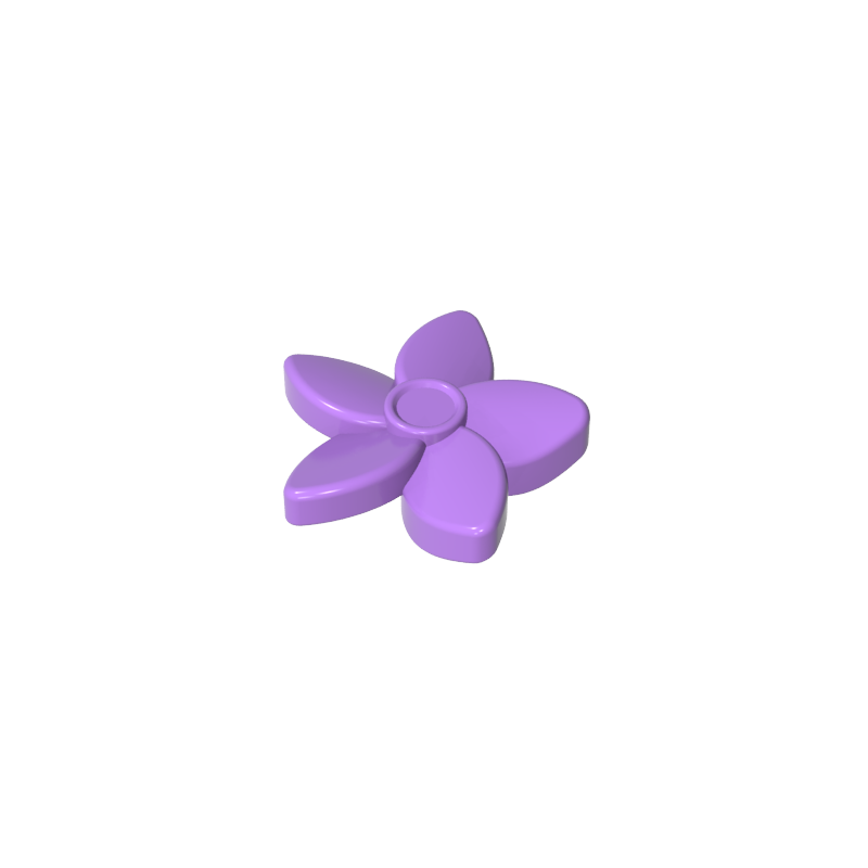 18853 | Friends Accessories Hair Decoration, Flower with Pointed Petals and Small Pin