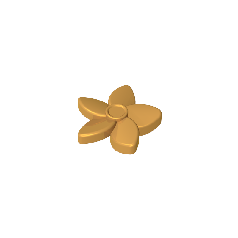 18853 | Friends Accessories Hair Decoration, Flower with Pointed Petals and Small Pin