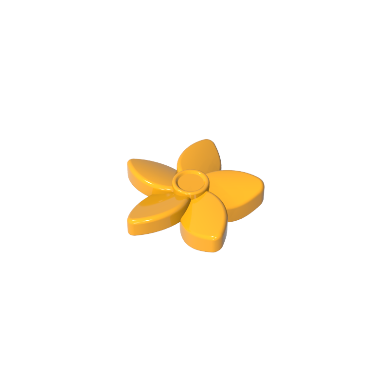 18853 | Friends Accessories Hair Decoration, Flower with Pointed Petals and Small Pin