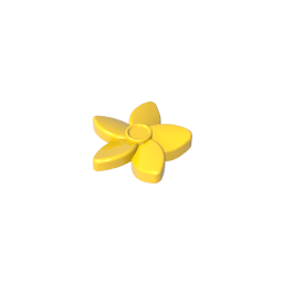 18853 | Friends Accessories Hair Decoration, Flower with Pointed Petals and Small Pin