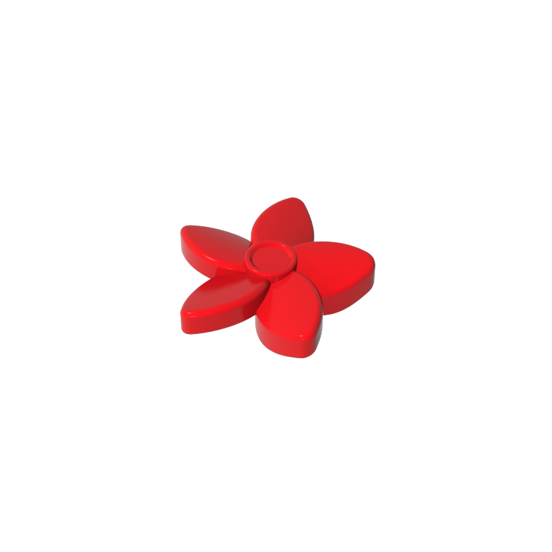 18853 | Friends Accessories Hair Decoration, Flower with Pointed Petals and Small Pin