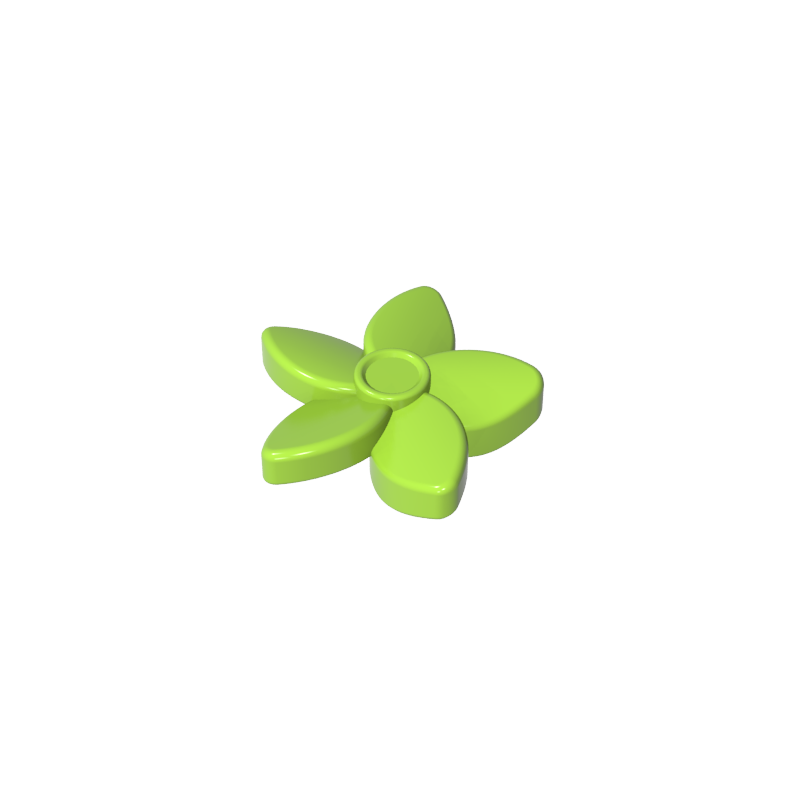 18853 | Friends Accessories Hair Decoration, Flower with Pointed Petals and Small Pin