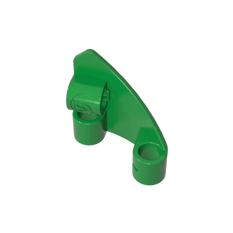 2395 | Technical Panel Curved # 9 3 x 3 Tapered Left