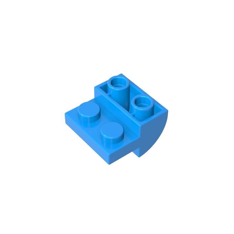 1750 | Slope, Curved 2 x 2 Inverted with 2 Recessed Studs