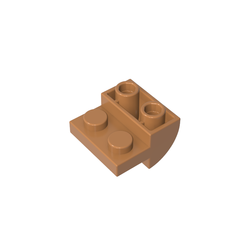 1750 | Slope, Curved 2 x 2 Inverted with 2 Recessed Studs