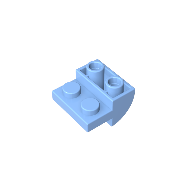1750 | Slope, Curved 2 x 2 Inverted with 2 Recessed Studs