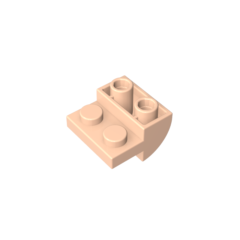 1750 | Slope, Curved 2 x 2 Inverted with 2 Recessed Studs
