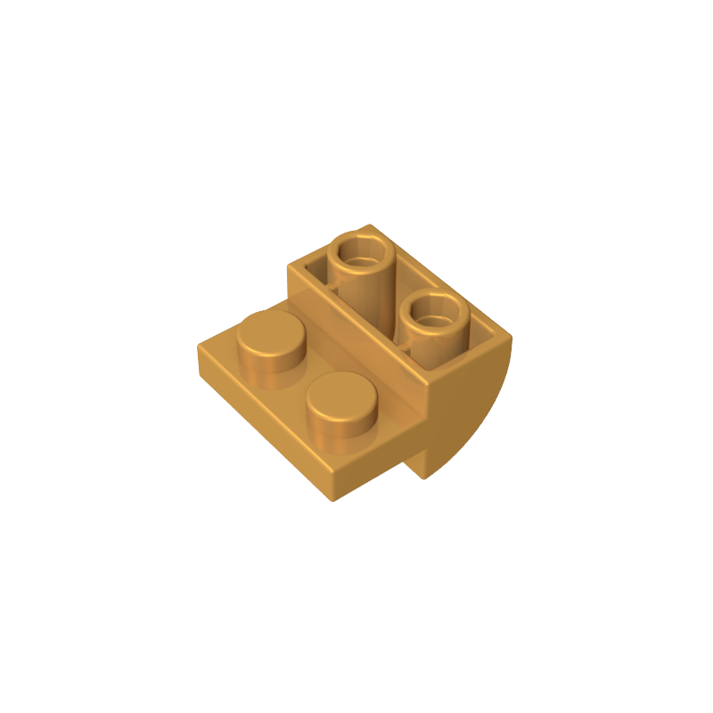 1750 | Slope, Curved 2 x 2 Inverted with 2 Recessed Studs