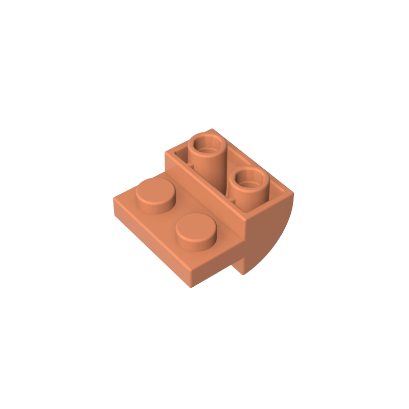 1750 | Slope, Curved 2 x 2 Inverted with 2 Recessed Studs