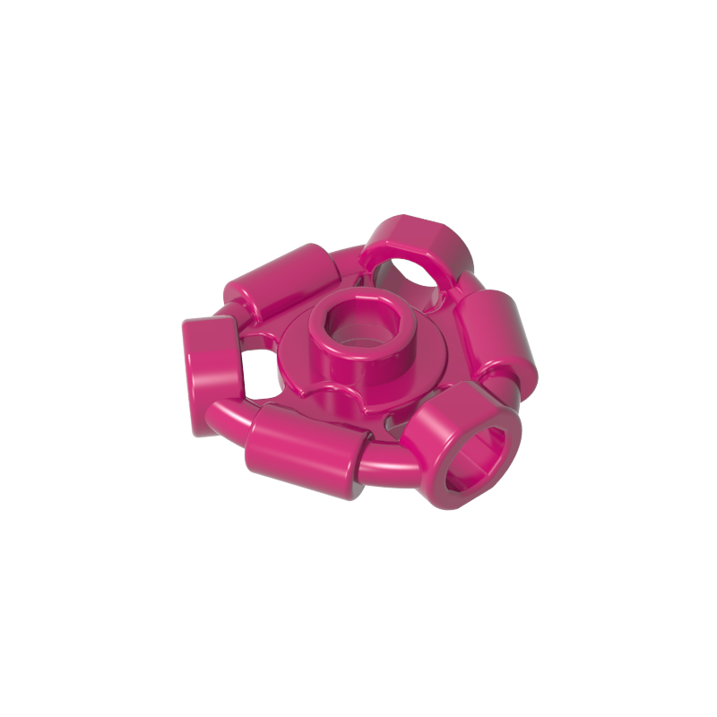 1941 | Weapon Holder Ring with 3 Bars and 3 Bar Holes (Ninjago Aeroblade Center) - Open Stud