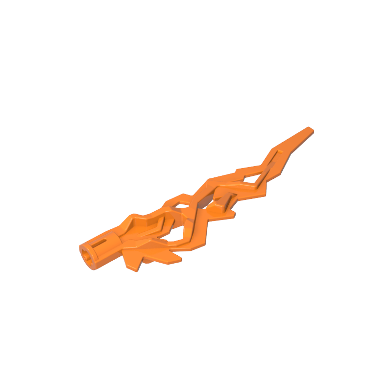 11302 | Hero Factory Weapon Accessory, Flame / Lightning Bolt with Axle Hole