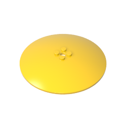 50990b | Dish 10 x 10 Inverted (Radar) - Solid Studs