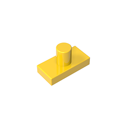 24445 | Tile, Modified 1 x 2 with Figure Head Post