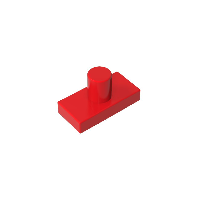 24445 | Tile, Modified 1 x 2 with Figure Head Post