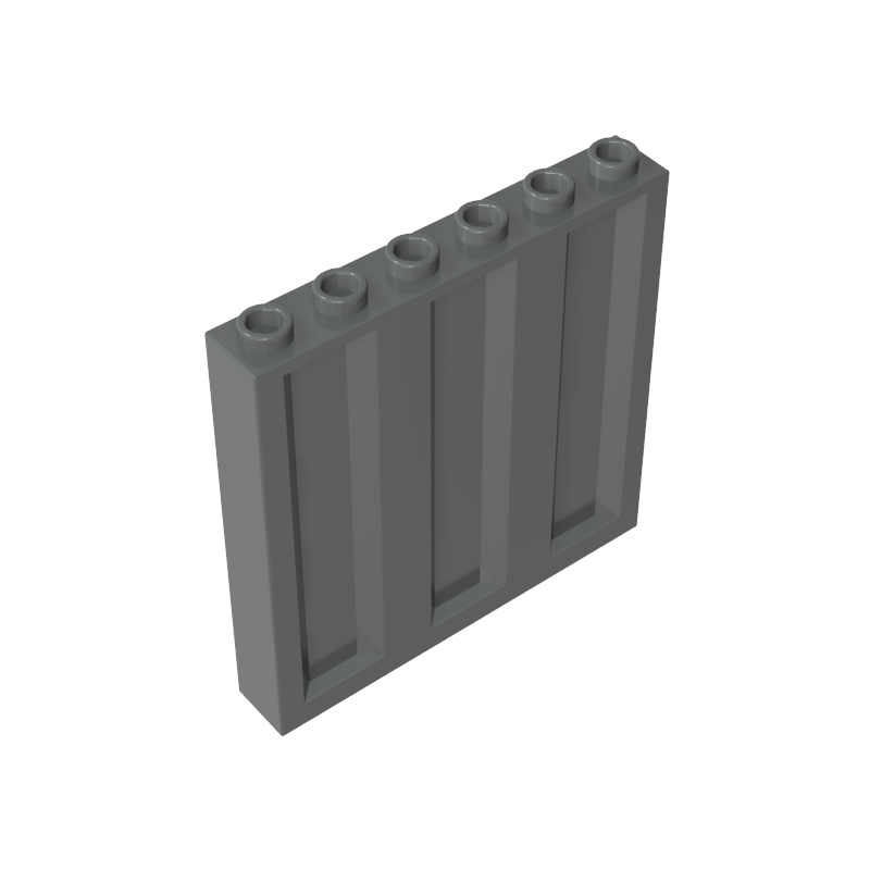 23405 | Panel 1 x 6 x 5 with Corrugated Profile